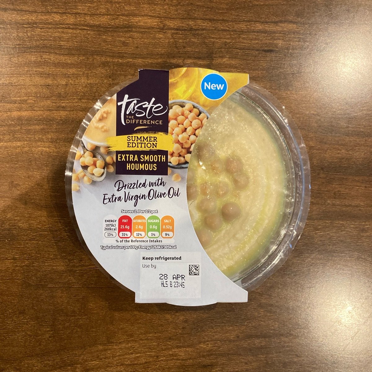 Sainsbury’s Taste The Difference Summer Edition, Extra Smooth Hummus