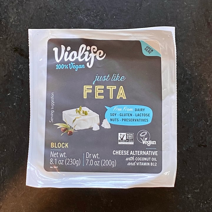 photo of Violife Greek White (Block/Panetto) shared by @oddish on  29 Jun 2023 - review