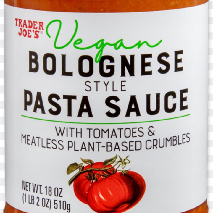 photo of trader joe’s vegan bolognese sauce TJs vegan bolognese shared by @vegankatherine on  30 Jun 2023 - review