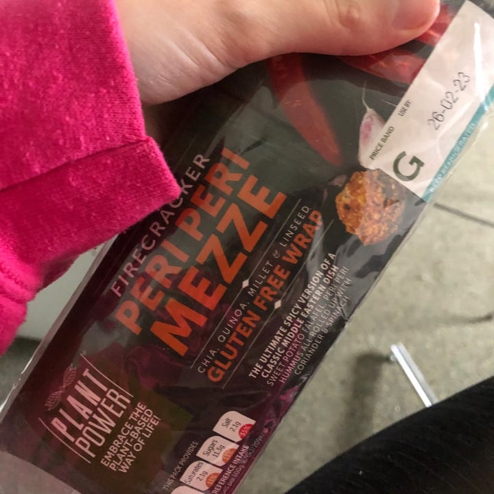 photo of Plant Power Peri Peri Mezze Wrap shared by @goatgirl on  27 Mar 2023 - review