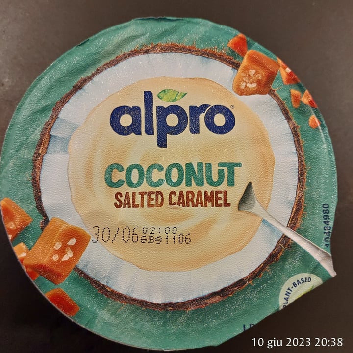 photo of Alpro absolut coconut salted caramel shared by @eriros72 on  16 Jun 2023 - review