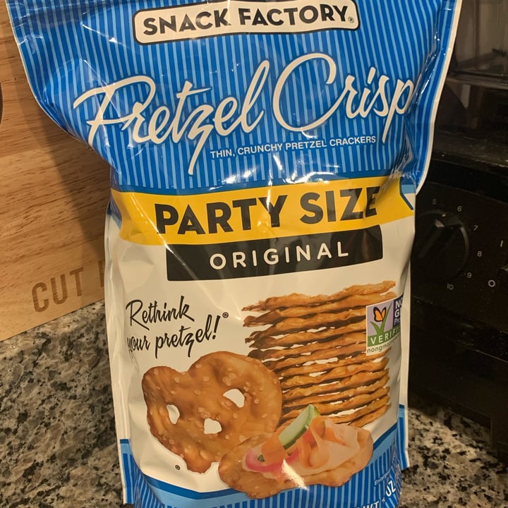 photo of Snack Factory Original pretzel crisps shared by @friendlyvegan on  25 Jan 2023 - review