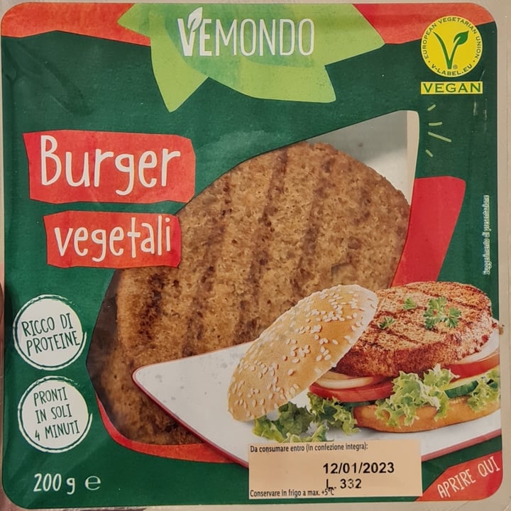 photo of Vemondo 2 Burger vegetali shared by @piporeview on  08 Jan 2023 - review