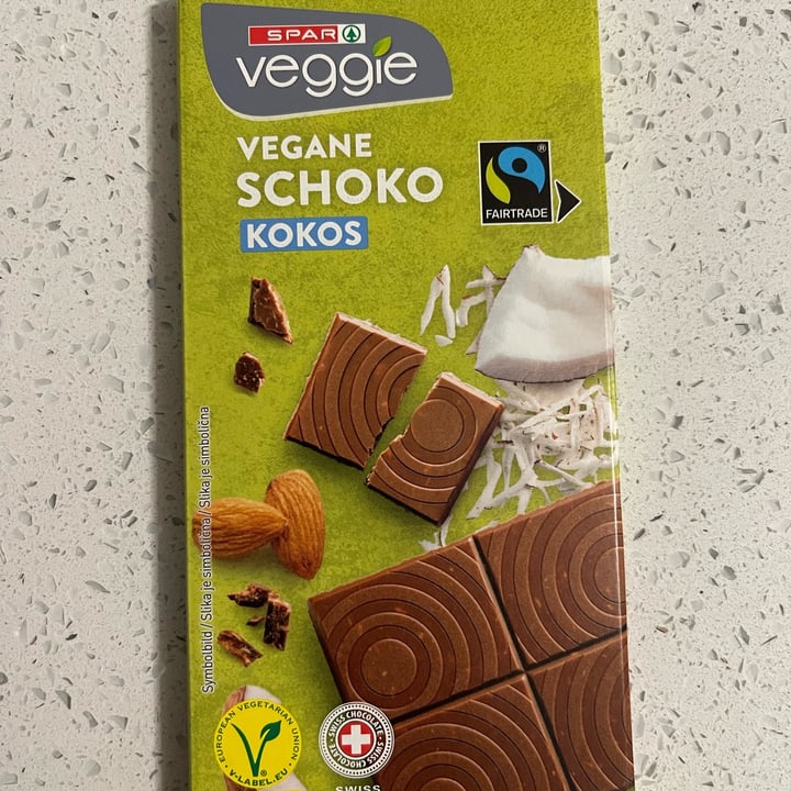 photo of Spar Veggie Vegane Schoko Kokos shared by @nikomajiko on  21 Dec 2022 - review