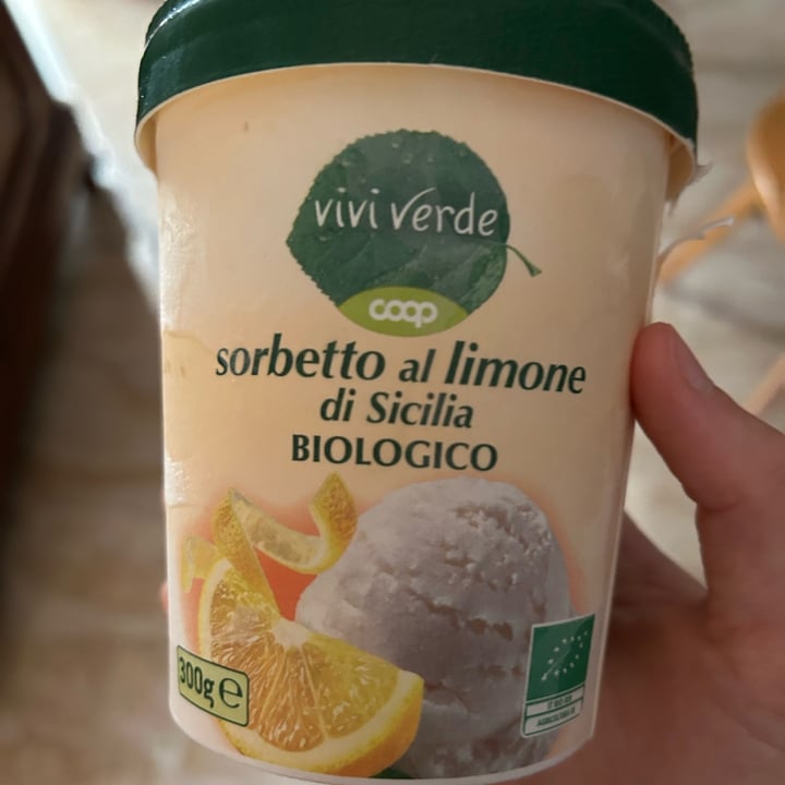 photo of Vivi Verde Coop Sorbetto al limone di Sicilia shared by @camillasofia on  04 Jun 2023 - review