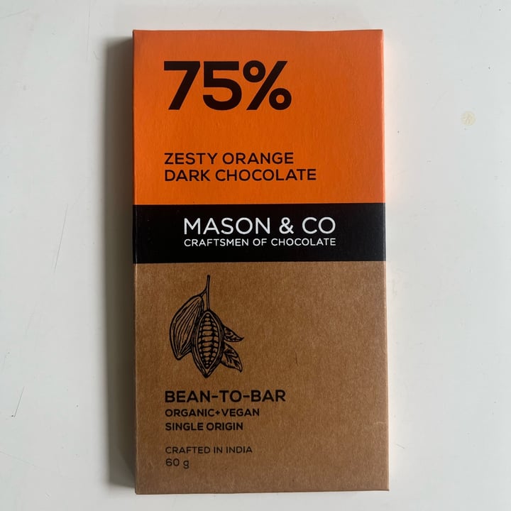 photo of Mason & Co Mason & Co Orange Zest Dark Chocolate shared by @beingdhaval on  25 Jul 2023 - review
