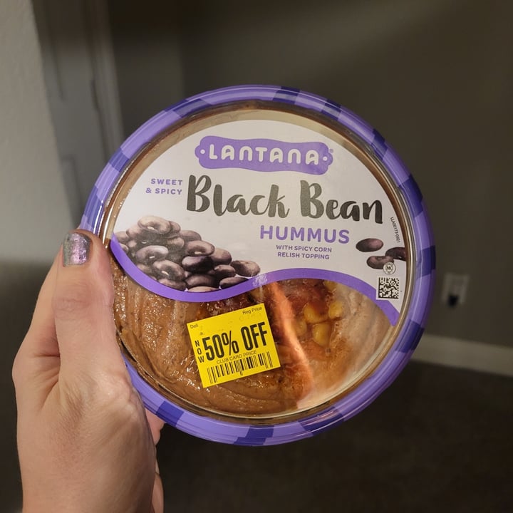 photo of Lantana Black Bean Hummus shared by @pinkobsessedvegan on  07 Jan 2023 - review