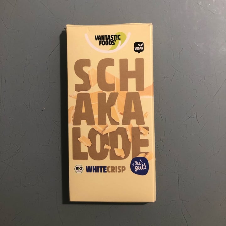 photo of Vantastic Foods chocolate blanco white crisp shared by @violettaplantbased on  24 Dec 2022 - review