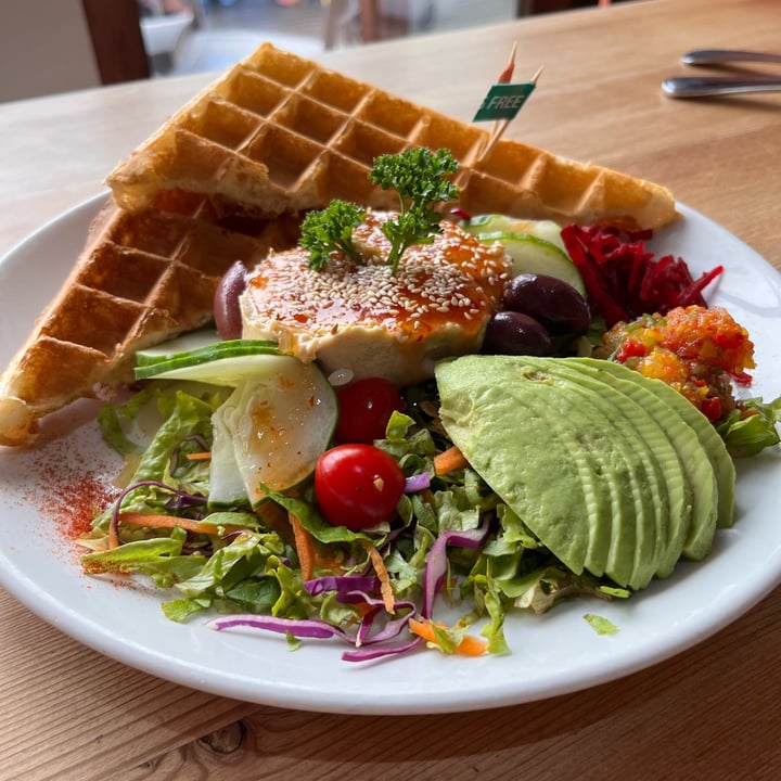 photo of The Waffle House Hummus and avo waffle shared by @melveegan on  03 Jan 2023 - review