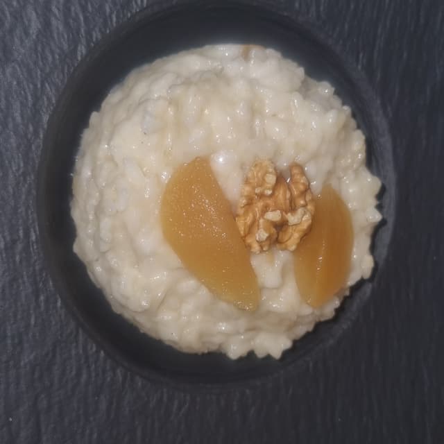 Photo of the dish “Risotto De Gorgonzola, Peras Y Nueces”