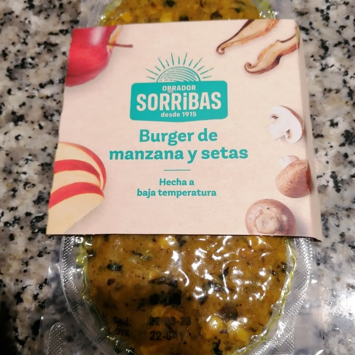 photo of Sorribas Burger de setas y manzana shared by @martagm on  05 Jan 2023 - review
