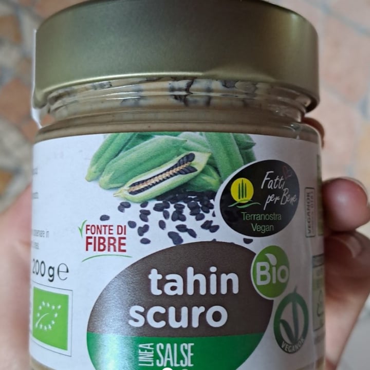 photo of Fatti per bene terranostra vegan Tahin scuro shared by @violatopvegetarian on  21 Jul 2023 - review