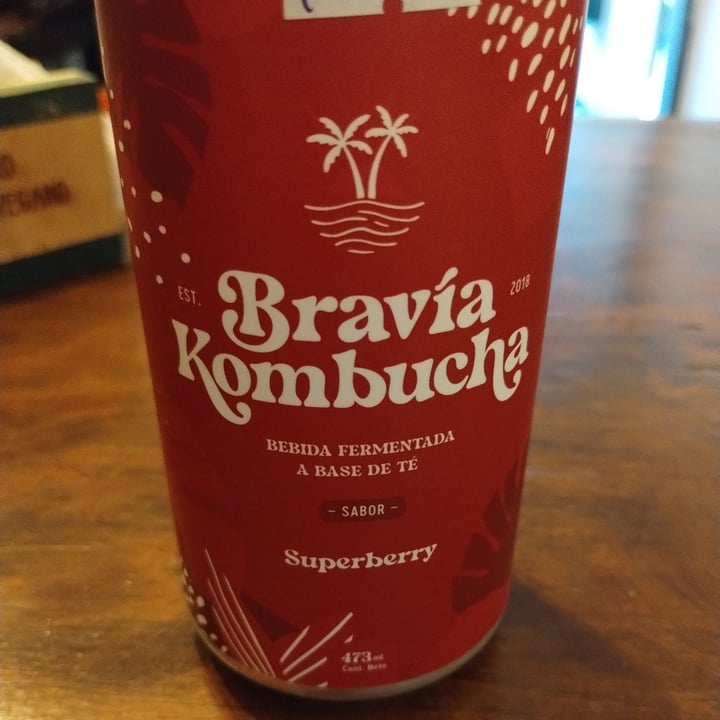 photo of Bravía Kombucha Superberry shared by @flxren on  14 Jul 2023 - review