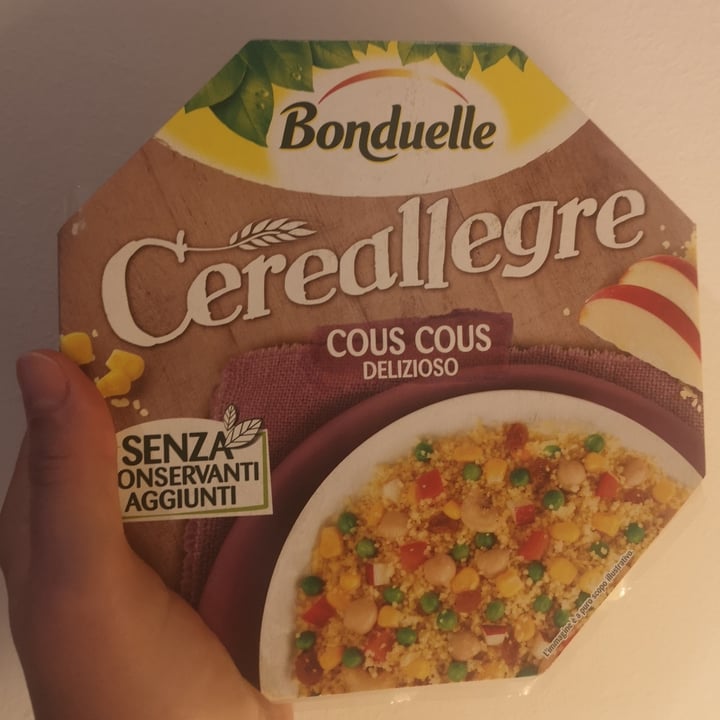 photo of Bonduelle Cereallegre Cou Cous shared by @aleveganfoodlover on  01 Aug 2023 - review