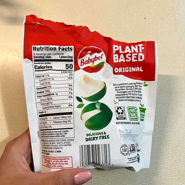 photo of Babybel Plant-Based Plant-Based Alternative (Original) shared by @marykathryncs on  25 Jul 2023 - review