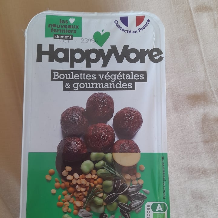 photo of Happyvore Boulettes Végétales Et gourmandes shared by @alice50 on  17 Jun 2023 - review