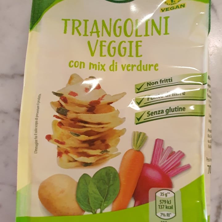 photo of Just Veg! (ALDI Italy) Triangolini alle verdure shared by @gigiavegan on  31 May 2023 - review