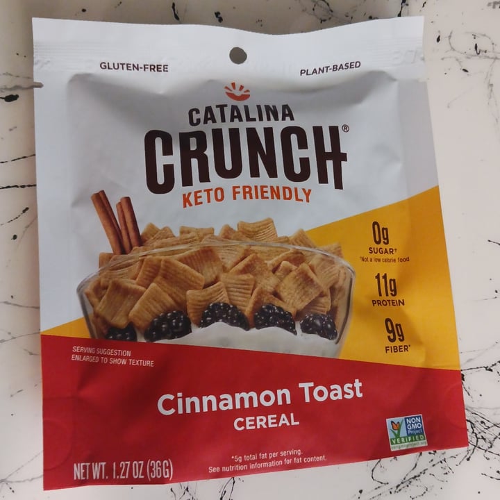 photo of Catalina Crunch Cinnamon Toast Cereal shared by @heartartichokehearts on  13 Apr 2023 - review