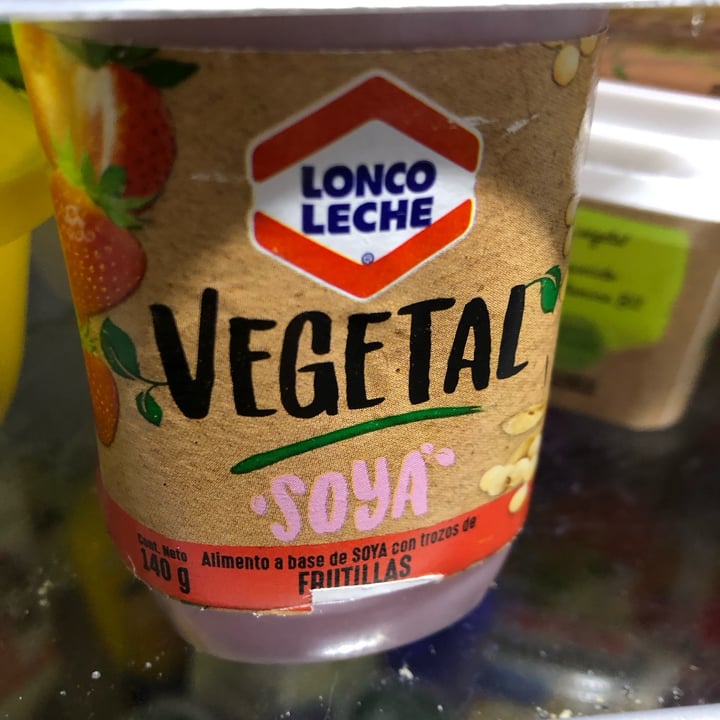 photo of Lonco Leche Yogurt de soya frutilla shared by @roseylovesveggies on  04 May 2023 - review