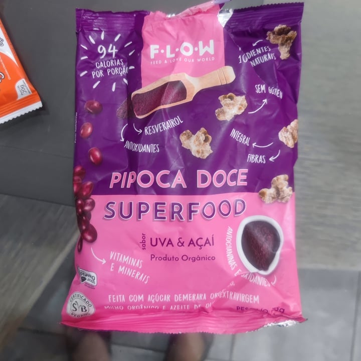 photo of Flow Foods Pipoca Doce Uva & Açaí shared by @samuelbmonteiro on  19 Mar 2023 - review