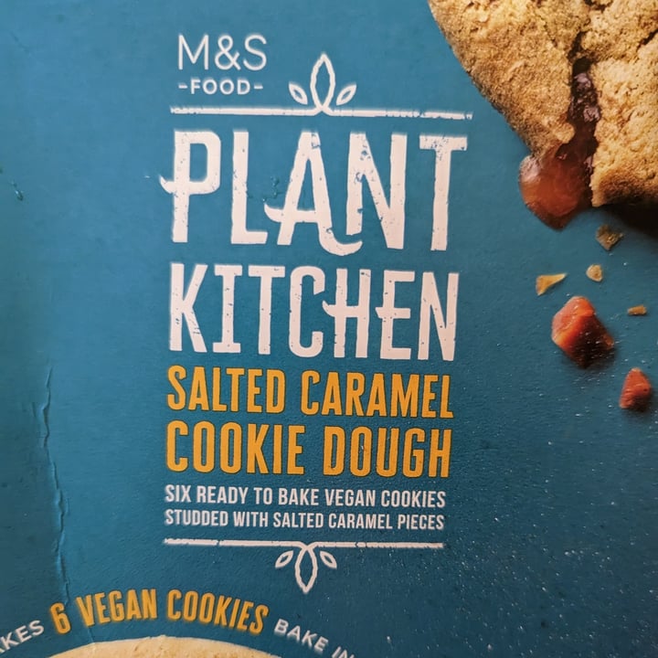 photo of Plant Kitchen (M&S) Salted caramel cookie dough shared by @jondread on  01 Mar 2023 - review