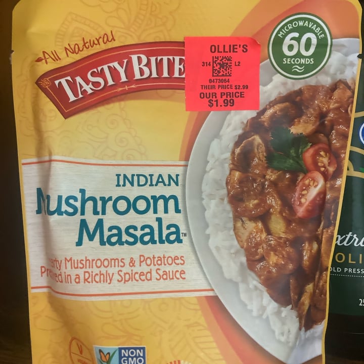 photo of Tasty Bite Mushroom masala shared by @ahimsaabbott on  20 Jun 2023 - review