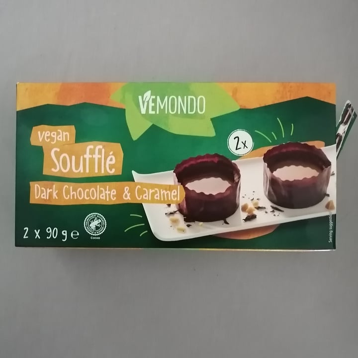 photo of Vemondo Vegan Soufflé Dark Chocolate & Caramel shared by @pandapolaire on  06 Aug 2023 - review
