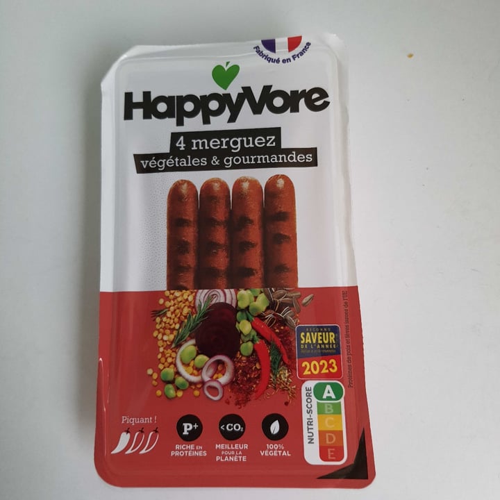 photo of Happyvore 4 Merguez végétales et piquantes shared by @delightfulspider73 on  15 Jul 2023 - review