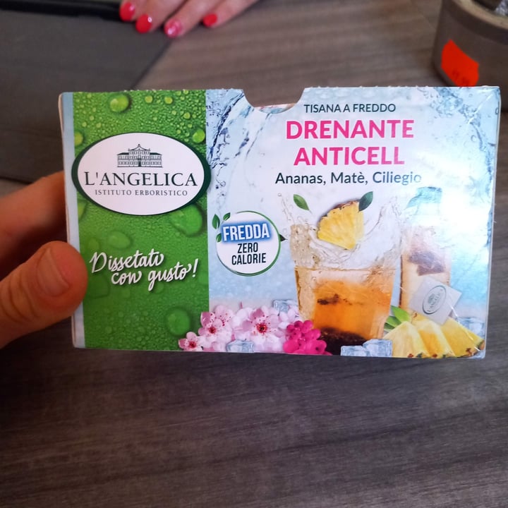 photo of L'angelica tisana a freddo ananas mate ciliegio shared by @fabimico on  11 Jul 2023 - review