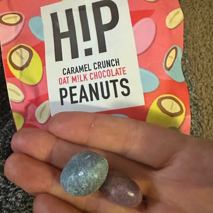 photo of HIP (H!P) Caramel Crunch Oat Milk Chocolate Peanuts shared by @eclectic on  13 May 2023 - review