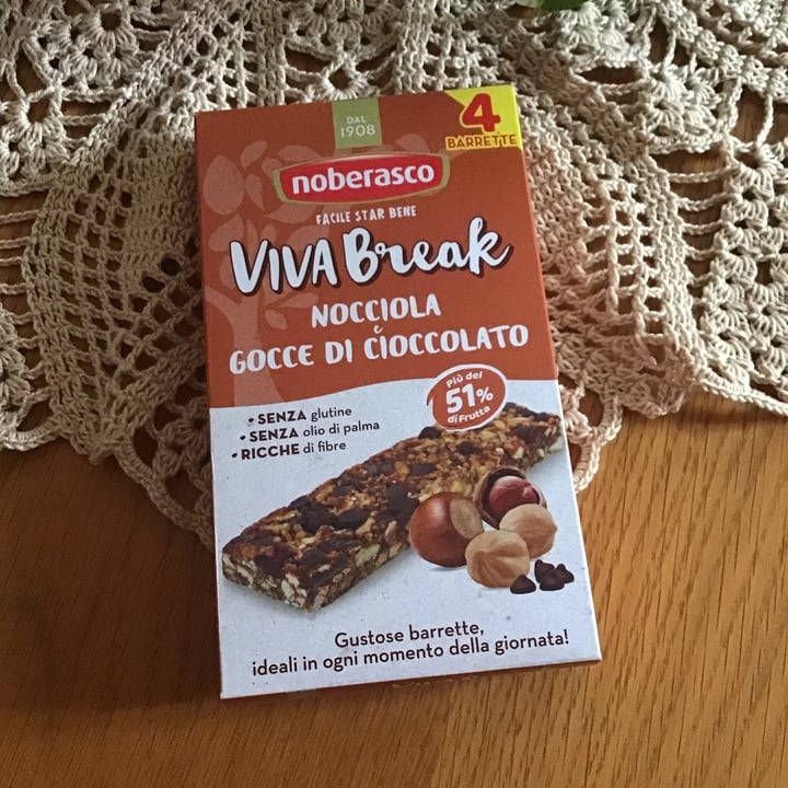 photo of Noberasco Viva Break nocciola e gocce di cioccolato shared by @laurazannoni on  06 Jan 2023 - review