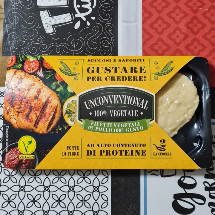 photo of Unconventional Filetti Vegetali 0% Pollo 100% Gusto - Plant Based Fillet shared by @pizzarossa on  01 Jan 2023 - review