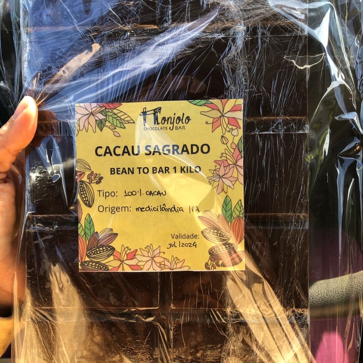 photo of Monjolo Chocolate Bar Cacau Sagrado 100% shared by @leirykelly on  20 Jun 2023 - review
