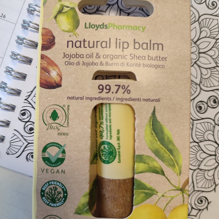 photo of LloydsPharmacy natural lip blam shared by @saucelli on  27 Feb 2023 - review