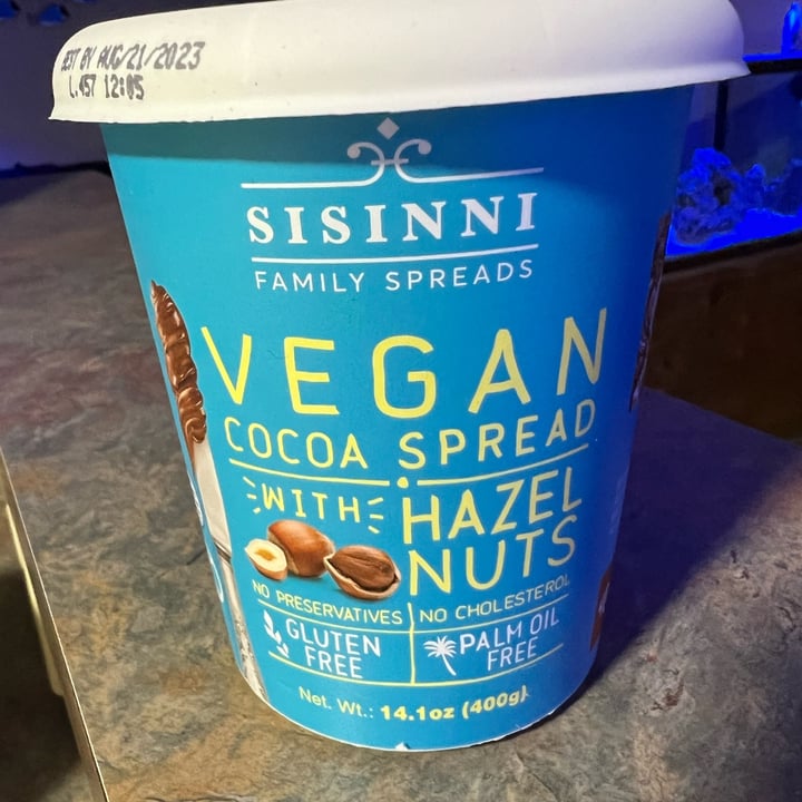 photo of SISINNI VEGAN COCOA SPREAD Sisinni Cocoa Spread shared by @av8soulfly on  27 Dec 2022 - review