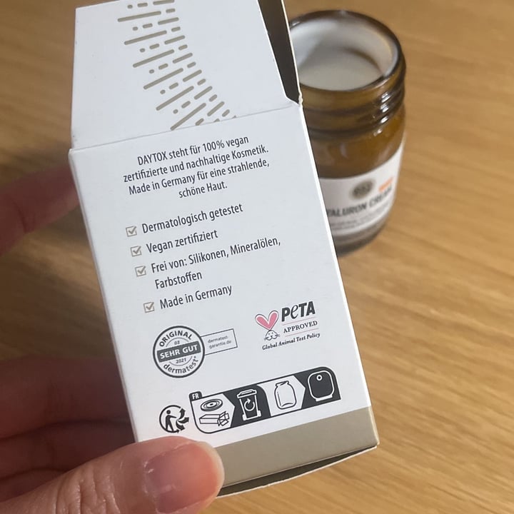 photo of DayTox Hyaluron Cream shared by @greenbovine on  06 Aug 2023 - review