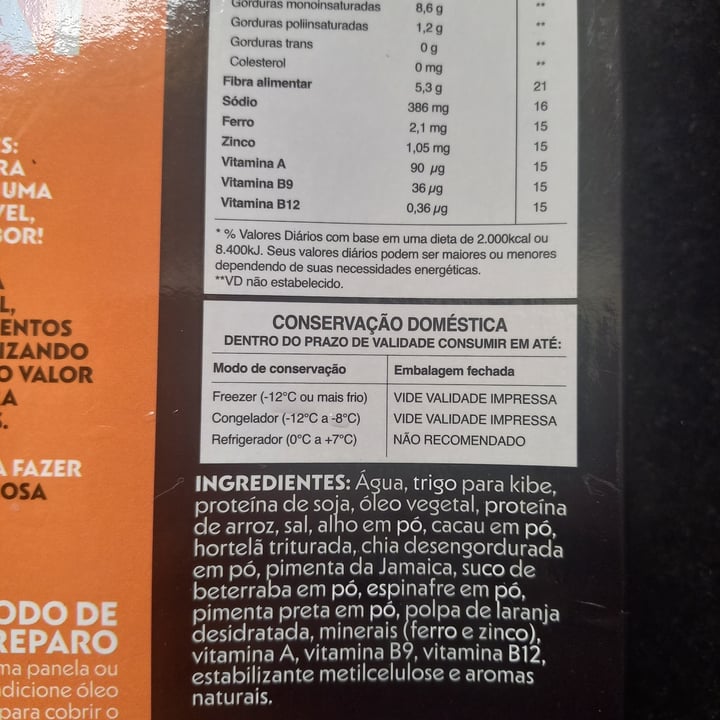 photo of NotCo Not Meat Kibe shared by @marinamarins on  01 Apr 2023 - review