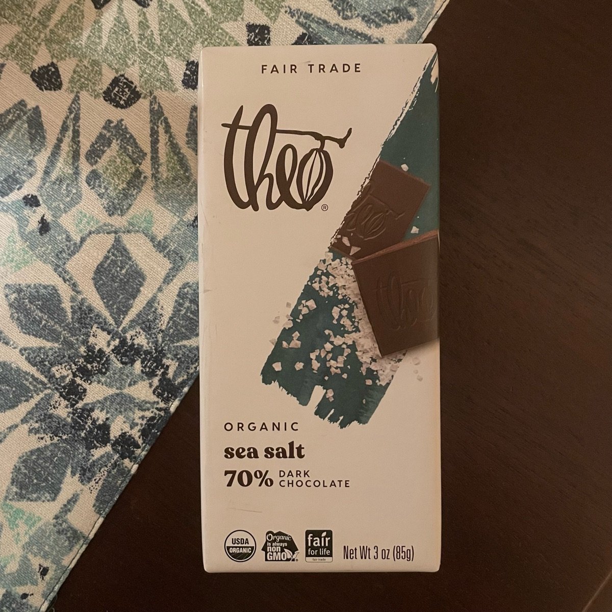 Theo Chocolate Organic Sea Salt 70 Dark Chocolate Reviews abillion