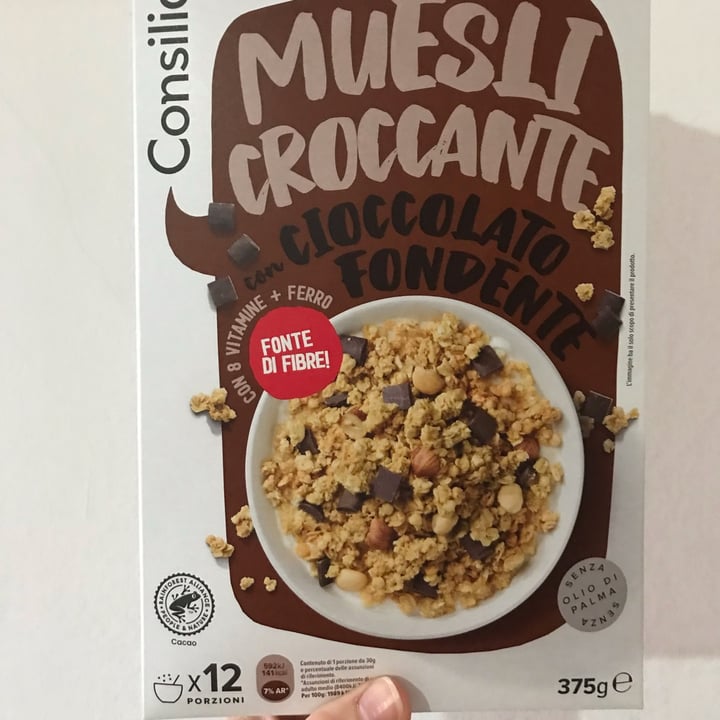photo of Consilia Muesli Croccante Con Cioccolato Fondente shared by @vegvale93 on  03 May 2023 - review