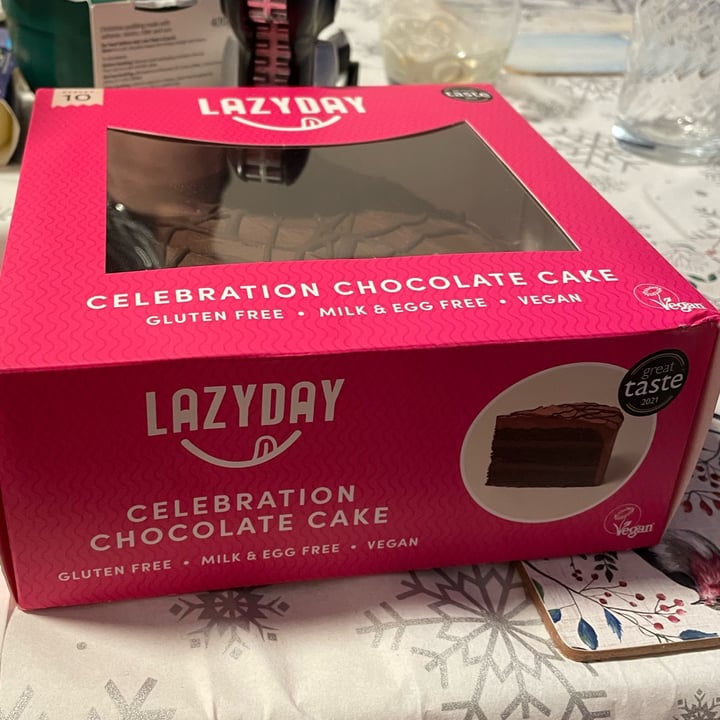 photo of Lazy Day Foods Celebration Chocolate cake shared by @plantbasedprincess18 on  05 Jan 2023 - review
