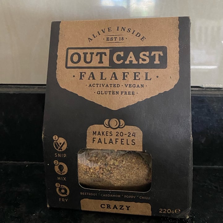 photo of Outcast Foods Crazy Falafel Mix shared by @saveg on  22 Dec 2022 - review