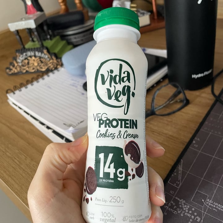 photo of Vida Veg Iogurte proteico sabor Cookies & Cream shared by @rurosrmb on  23 May 2023 - review