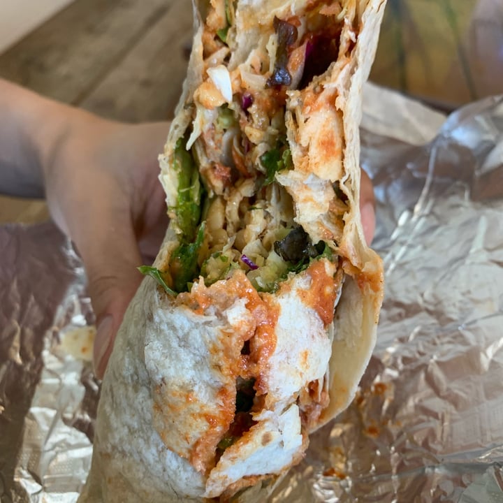 photo of Peace Cafe BBQ Tempeh Burrito shared by @atwilley on  25 Dec 2022 - review