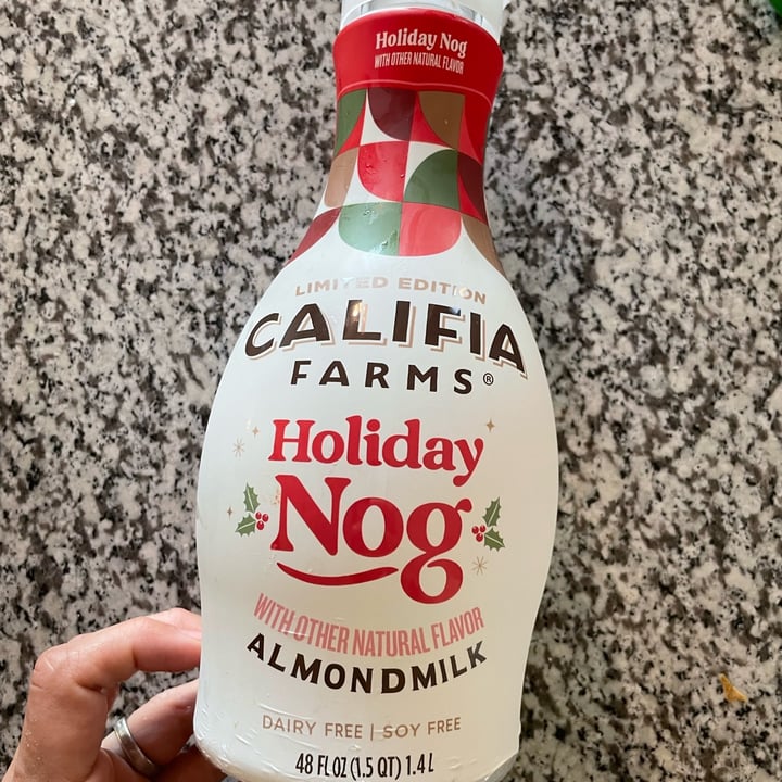 photo of Califia Farms Holiday Nog shared by @thevagrantvegan on  03 Feb 2023 - review
