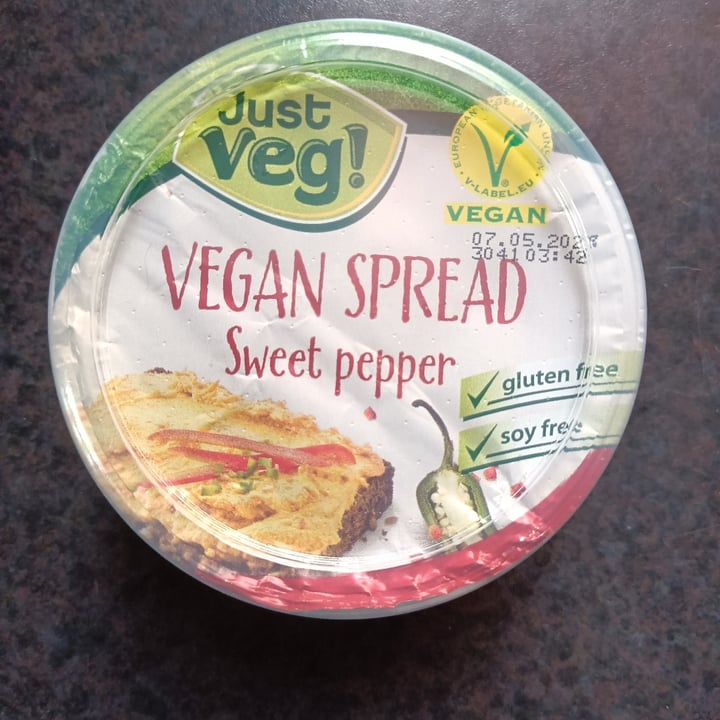 photo of Just Veg! (ALDI Italy) Vegan spread sweet pepper shared by @irewillard on  20 Mar 2023 - review