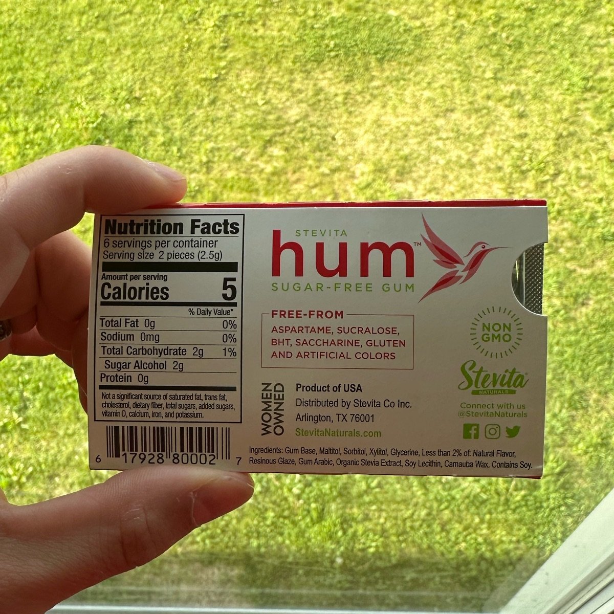 Hum Sugar-free gum from Stevita - Vegan Product Reviews & Ratings ...