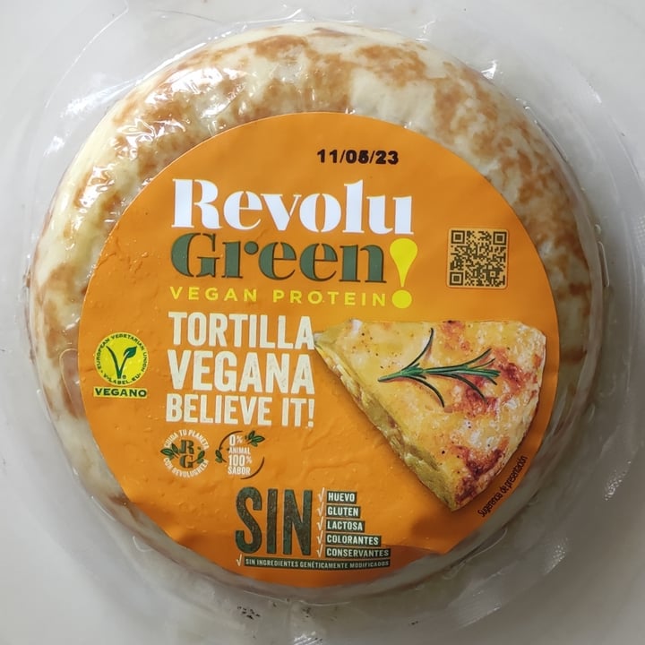 photo of Revolu Green Tortilla de patatas vegana shared by @ramseier on  18 Apr 2023 - review