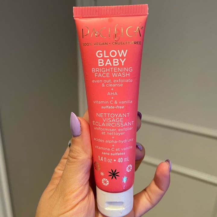 photo of Pacifica Glow baby brightening face wash shared by @vivalaviolet on  11 Aug 2023 - review