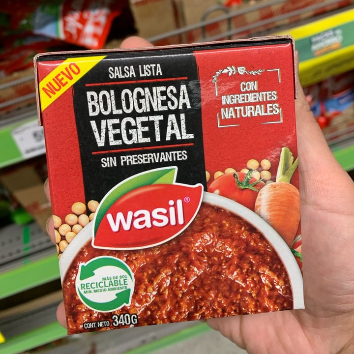 photo of Wasil bolognesa vegetal shared by @negra-aravena on  05 Jun 2023 - review
