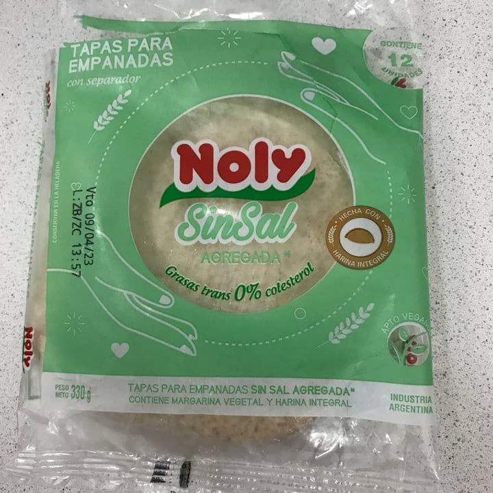 photo of Noly Tapas para empanada sin sal shared by @signorinaluciana on  25 Apr 2023 - review